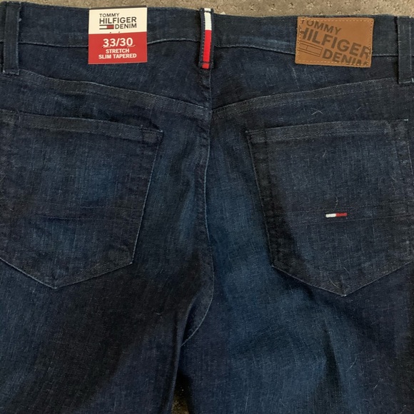 Tommy Hilfiger Stretch Slim Tapered Denim Jeans - Picture 5 of 10